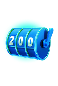 Make 200 spins in one game session
